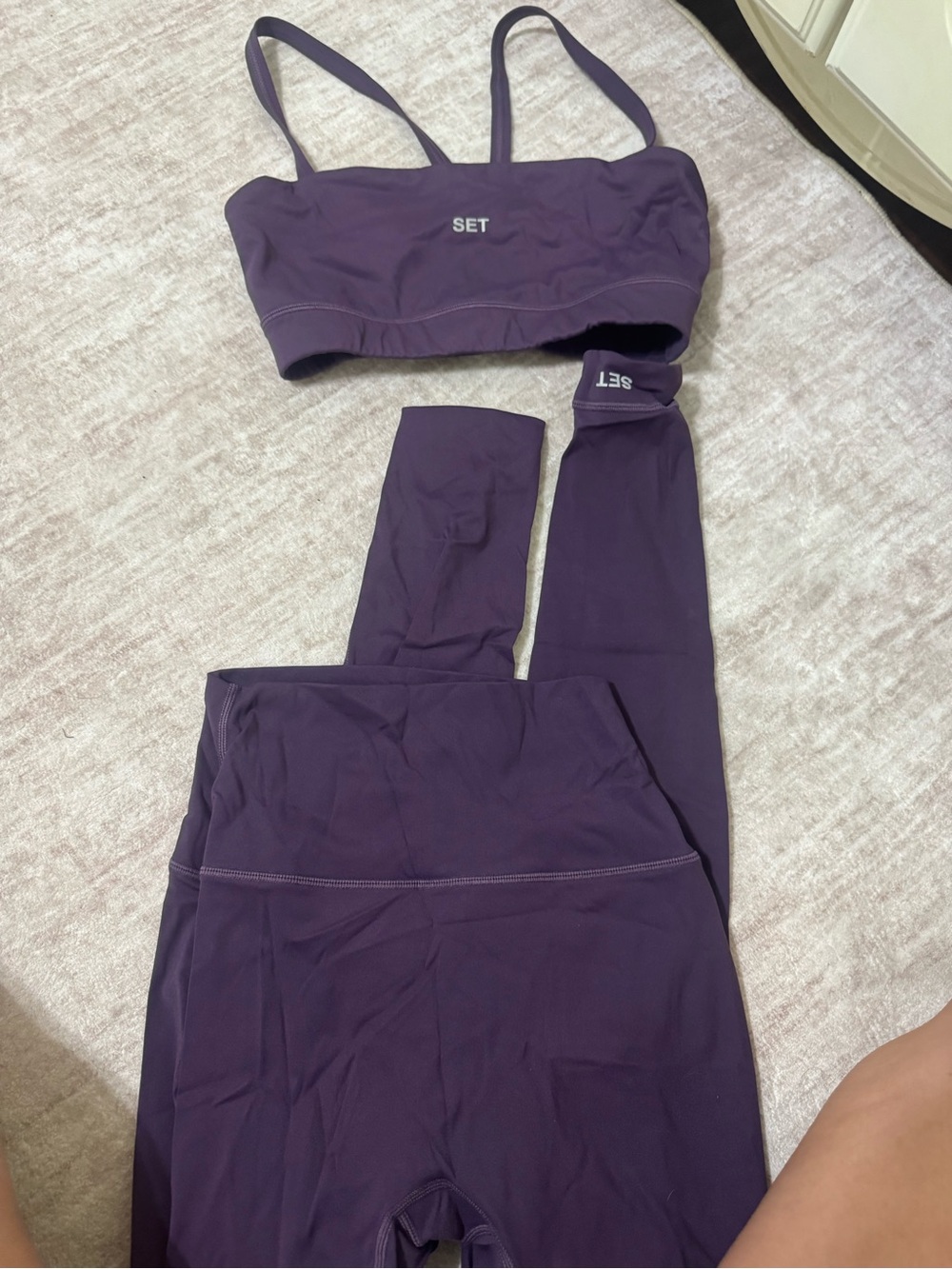 Set active sportbody matching set size small
